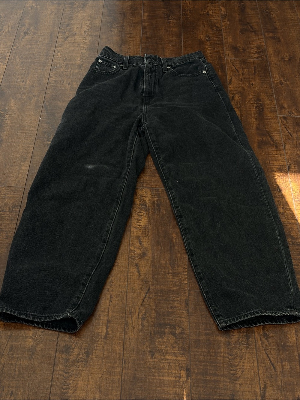 Levi's Black Balloon Leg Jeans